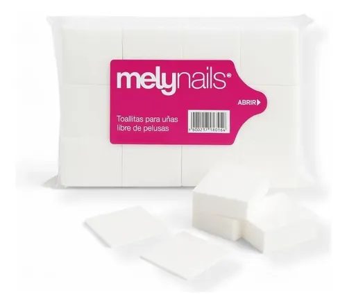 Wipes para uñas libre de pelusas 540u - Mely