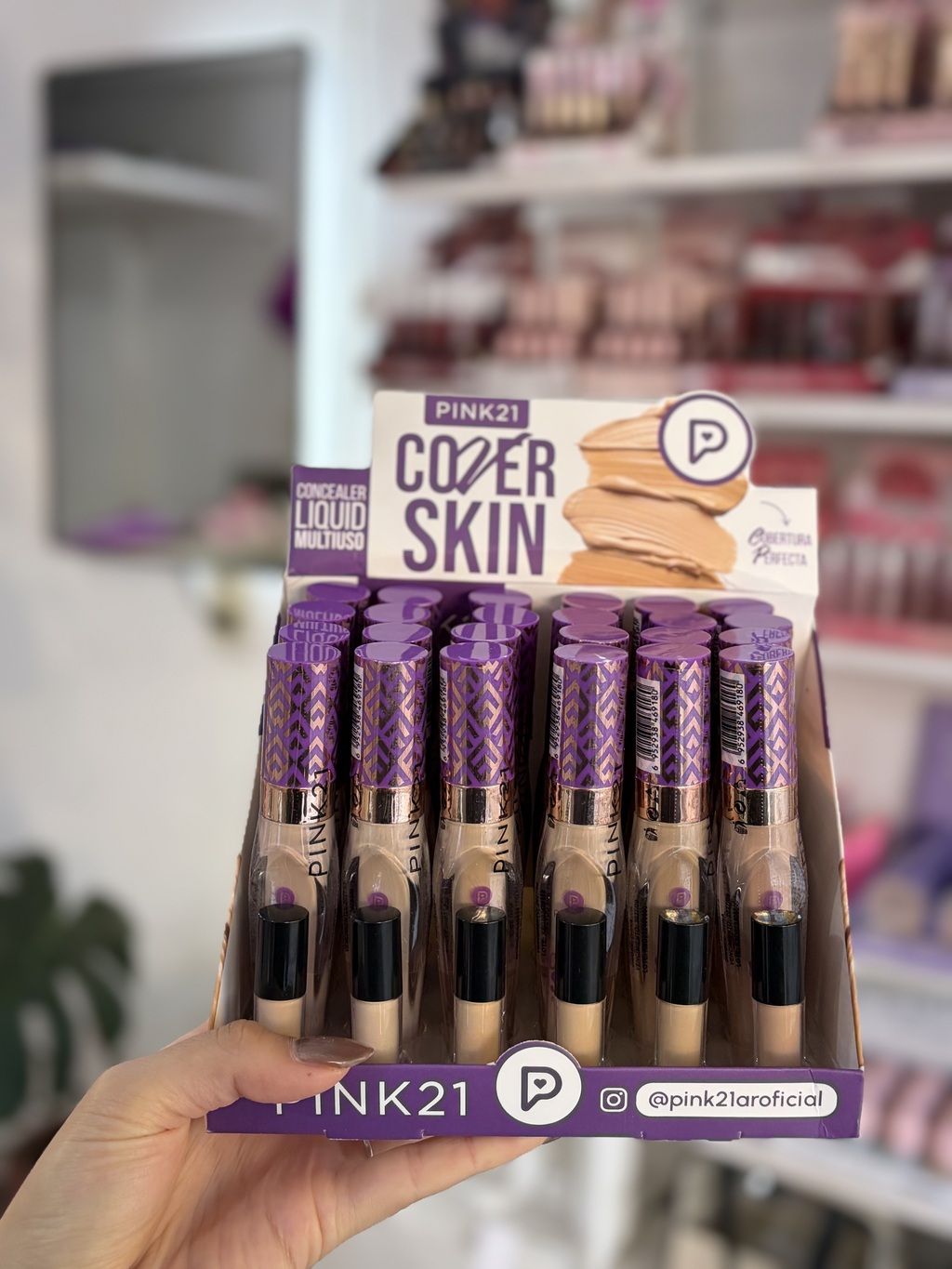Corrector líquido cover pink 21