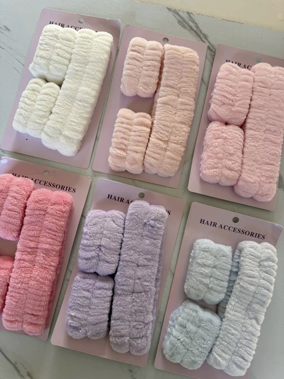 Set vincha + muñequeras para Skincare Lisa