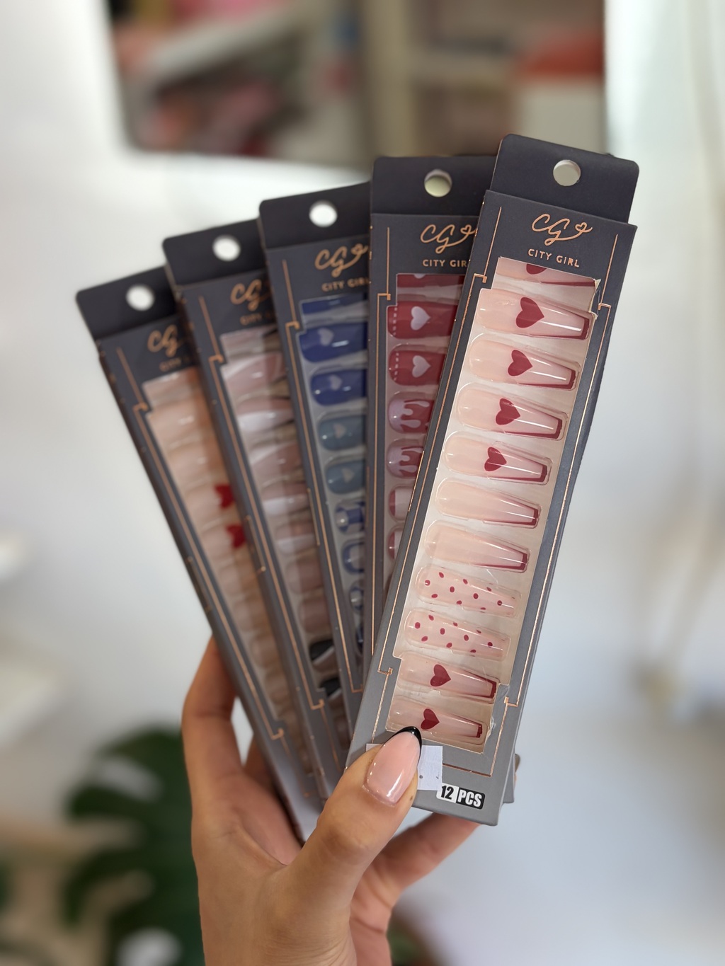Uñas press on City Girl