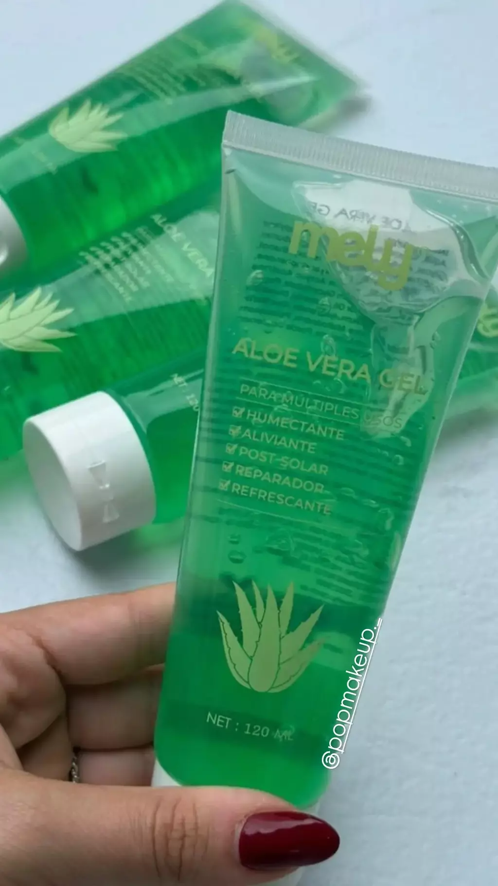 Aloe vera gel facial limpiador Mely