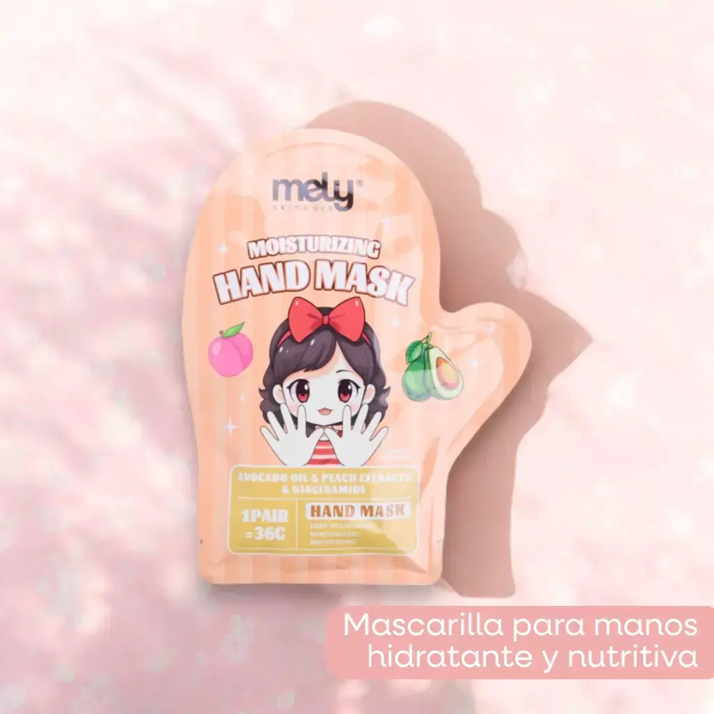 Mascarilla hidratante para manos Mely