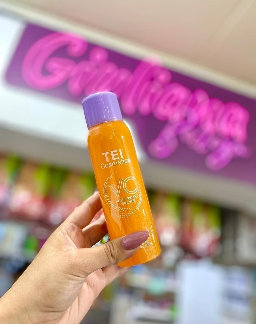 Fijador de maquillaje anti-oxidante con vitamina C - Tei
